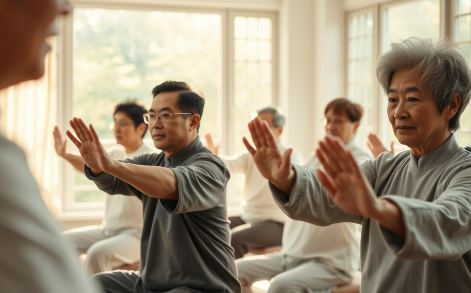 Seated Tai Chi perfect for beginners.